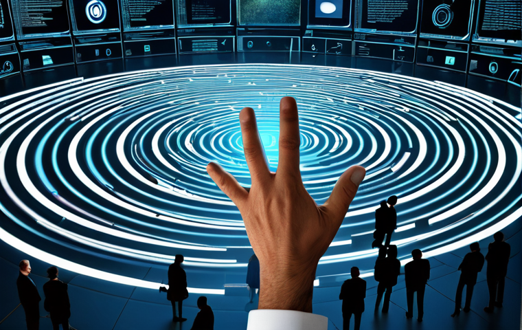 A diverse group of professional adults, fully clothed in appropriate attire, standing amidst a dynamic, futuristic digital landscape. Holographic news feeds, social media icons, and a mix of clear and subtly distorted text swirl around them, symbolizing the overwhelming influx of information and the challenge of discerning truth in the digital age. The scene captures a sense of thoughtful contemplation and the complexity of modern information consumption. Professional photography, sharp focus, vibrant lighting, ultra-detailed, high quality, perfect anatomy, correct proportions, natural pose, well-formed hands, proper finger count, natural body proportions, safe for work, appropriate content, fully clothed, professional, family-friendly.