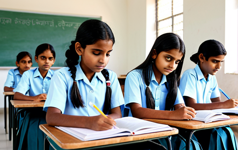 선거 전략과 캠페인 - A busy marketplace in rural India, filled with vendors in traditional clothing selling fresh produce...
